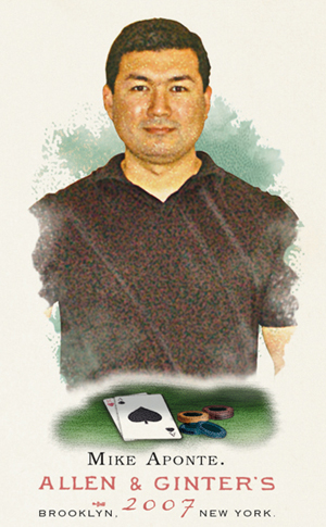 Mike Aponte - Topps Card 2007 Topps Allen & Ginter World Champions